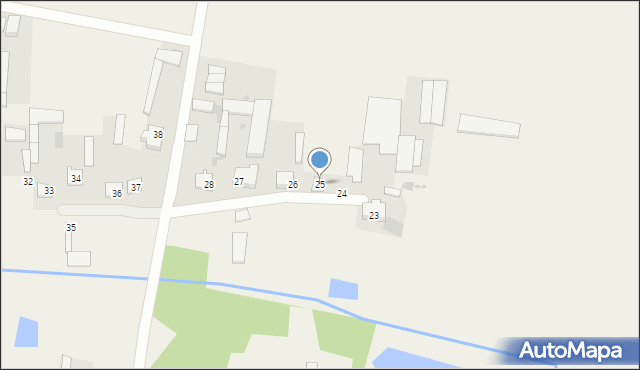 Grądy, Grądy, 25, mapa Grądy