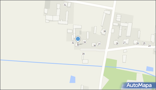 Grądy, Grądy, 33, mapa Grądy