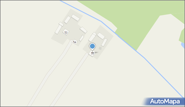 Grądy, Grądy, 55, mapa Grądy