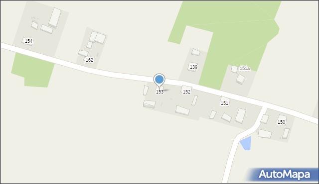 Grądy, Grądy, 153, mapa Grądy