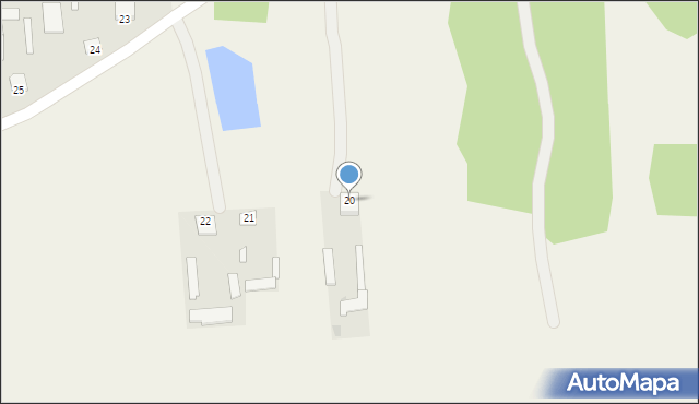 Grądy Szlacheckie, Grądy Szlacheckie, 20, mapa Grądy Szlacheckie