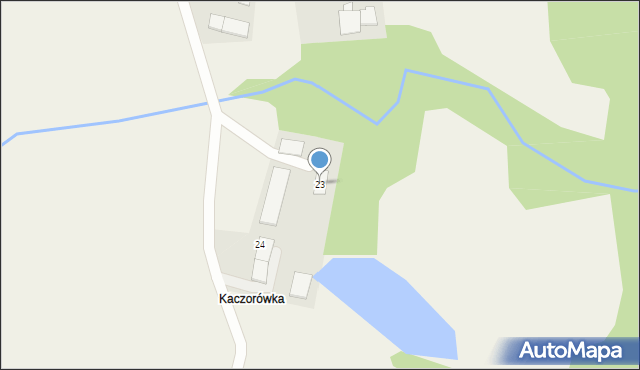 Grądy Węgorzewskie, Grądy Węgorzewskie, 23, mapa Grądy Węgorzewskie