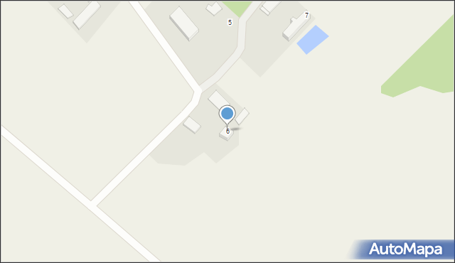 Grądy Węgorzewskie, Grądy Węgorzewskie, 6, mapa Grądy Węgorzewskie
