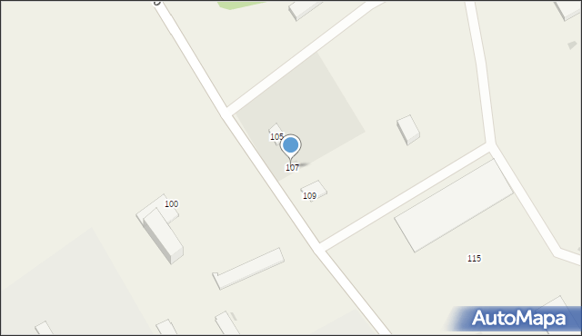 Grądy-Woniecko, Grądy-Woniecko, 107, mapa Grądy-Woniecko
