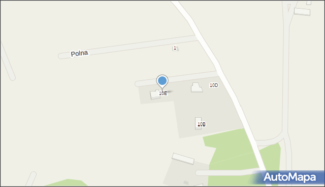 Grądy Zalewne, Grądy Zalewne, 10E, mapa Grądy Zalewne