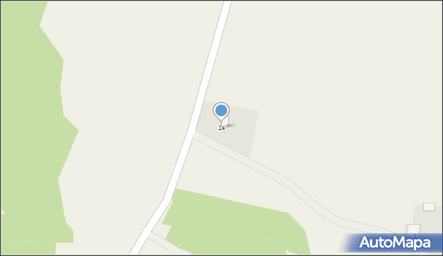 Grądy Zalewne, Grądy Zalewne, 1a, mapa Grądy Zalewne