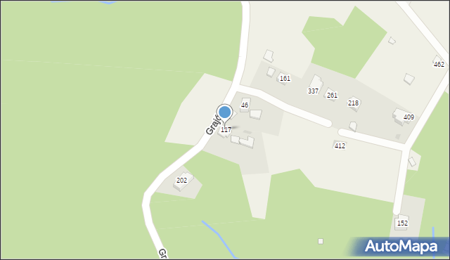 Grajów, Grajów, 117, mapa Grajów