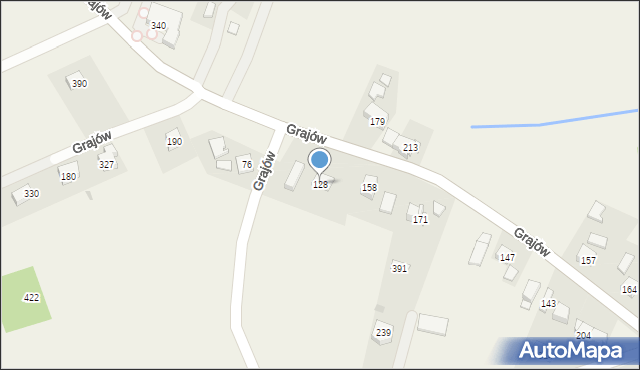 Grajów, Grajów, 128, mapa Grajów