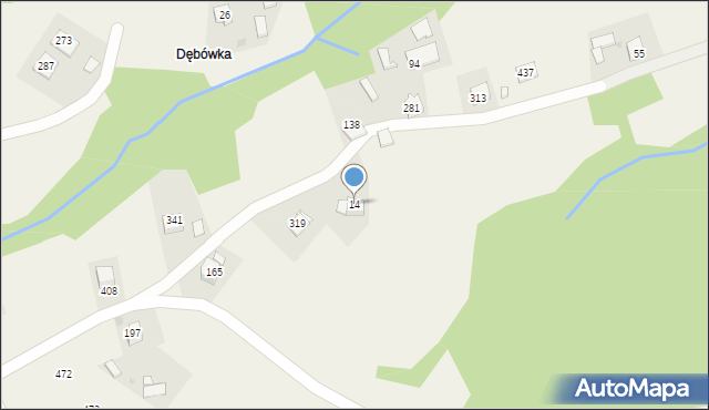 Grajów, Grajów, 14, mapa Grajów