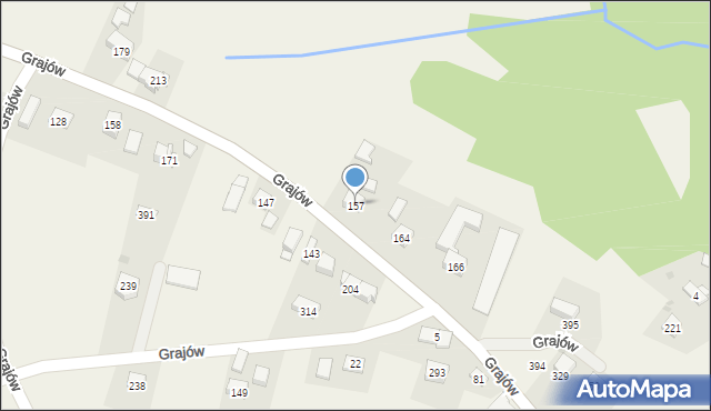 Grajów, Grajów, 157, mapa Grajów