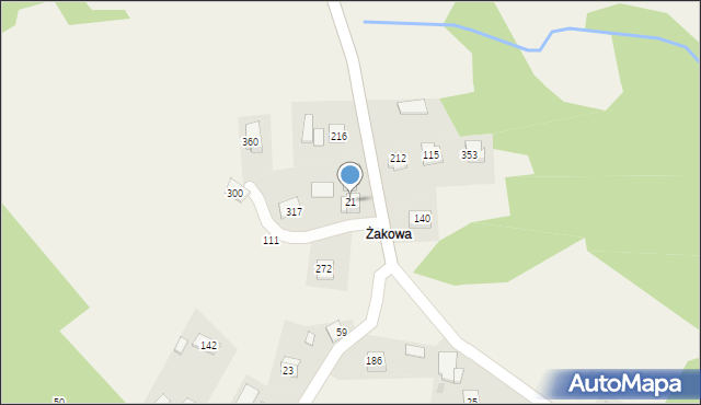 Grajów, Grajów, 21, mapa Grajów