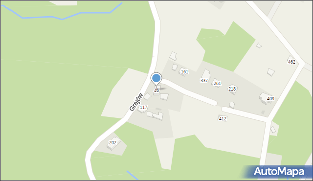 Grajów, Grajów, 46, mapa Grajów