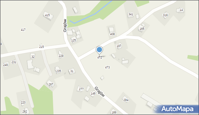 Grajów, Grajów, 472, mapa Grajów