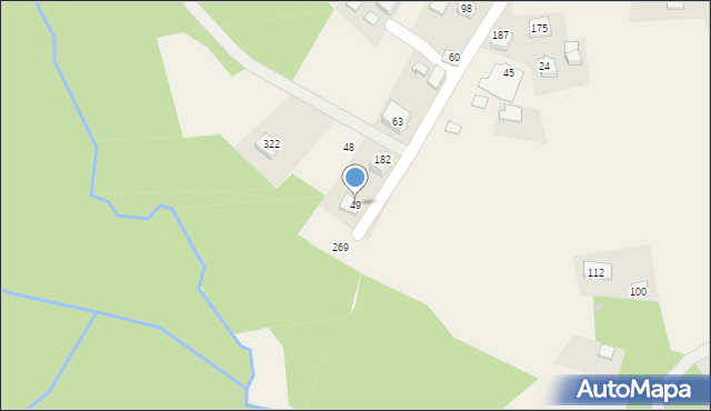 Grajów, Grajów, 49, mapa Grajów