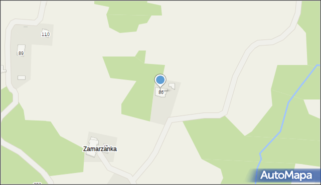 Grajów, Grajów, 86, mapa Grajów