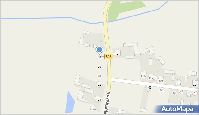 Grala-Dąbrowizna, Grala-Dąbrowizna, 16, mapa Grala-Dąbrowizna