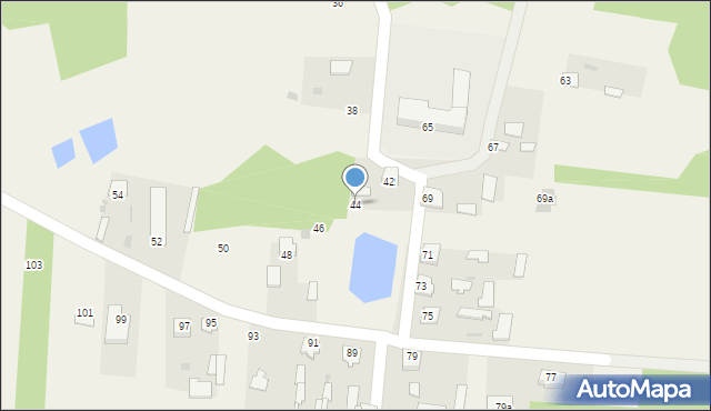 Grala-Dąbrowizna, Grala-Dąbrowizna, 44, mapa Grala-Dąbrowizna