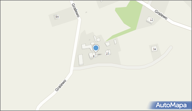Gralewo, Gralewo, 9, mapa Gralewo