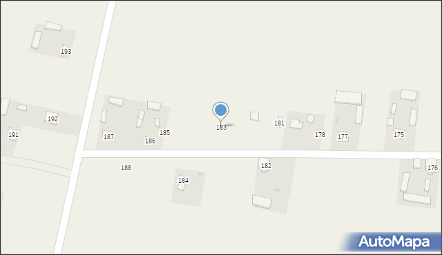 Granice, Granice, 183, mapa Granice