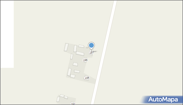 Granice, Granice, 197, mapa Granice