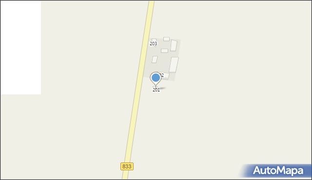 Granice, Granice, 201, mapa Granice