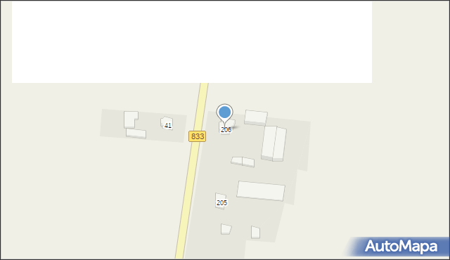 Granice, Granice, 206, mapa Granice