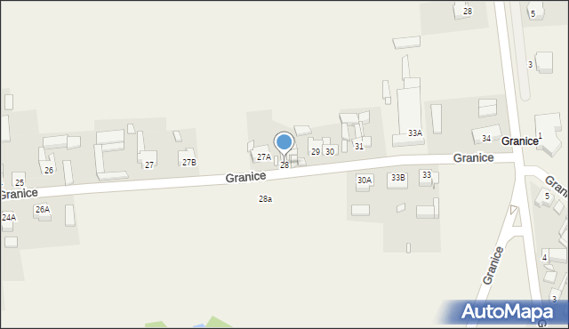 Granice, Granice, 28, mapa Granice