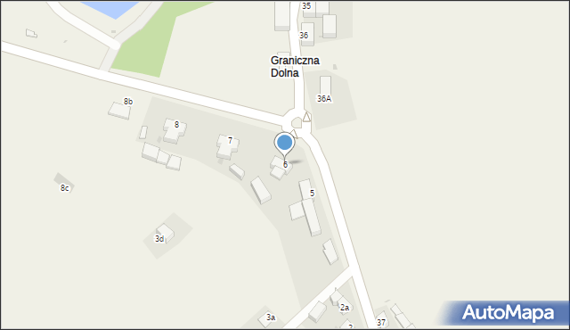 Graniczna, Graniczna, 6, mapa Graniczna