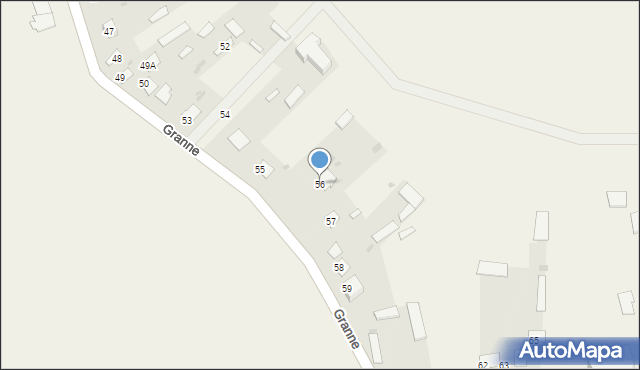 Granne, Granne, 56, mapa Granne