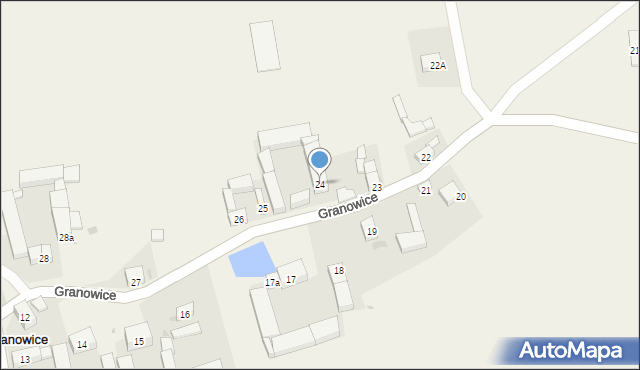 Granowice, Granowice, 24, mapa Granowice