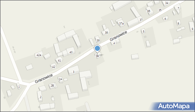 Granowice, Granowice, 3a, mapa Granowice