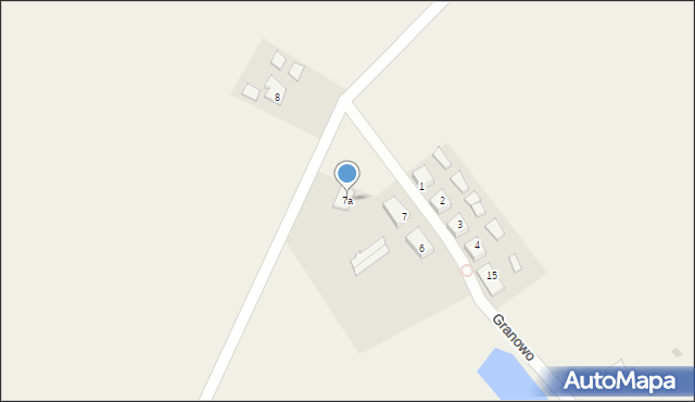 Granowo, Granowo, 7a, mapa Granowo