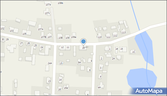 Grębanin, Grębanin, 10, mapa Grębanin