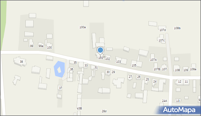 Grębanin, Grębanin, 101, mapa Grębanin