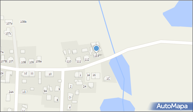 Grębanin, Grębanin, 113, mapa Grębanin