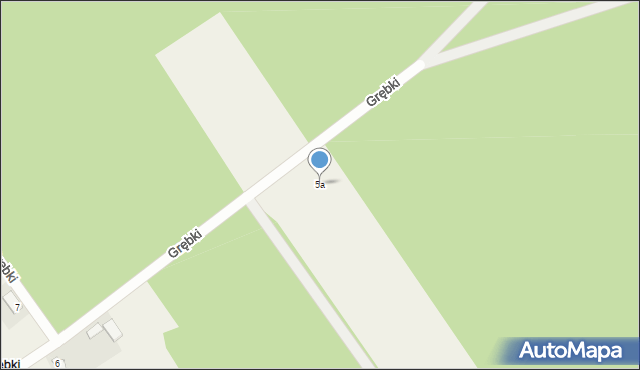 Grębki, Grębki, 5a, mapa Grębki