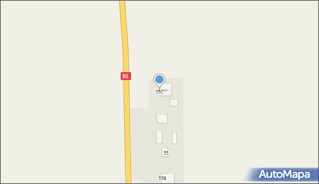 Gręblin, Gręblin, 55C, mapa Gręblin