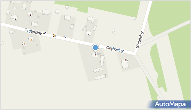 Grębociny, Grębociny, 1, mapa Grębociny