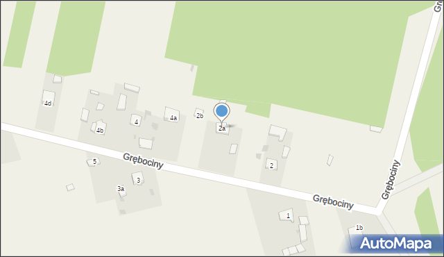 Grębociny, Grębociny, 2a, mapa Grębociny