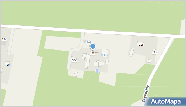 Grębociny, Grębociny, 32, mapa Grębociny