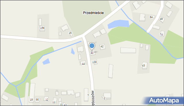 Gręboszów, Gręboszów, 41, mapa Gręboszów