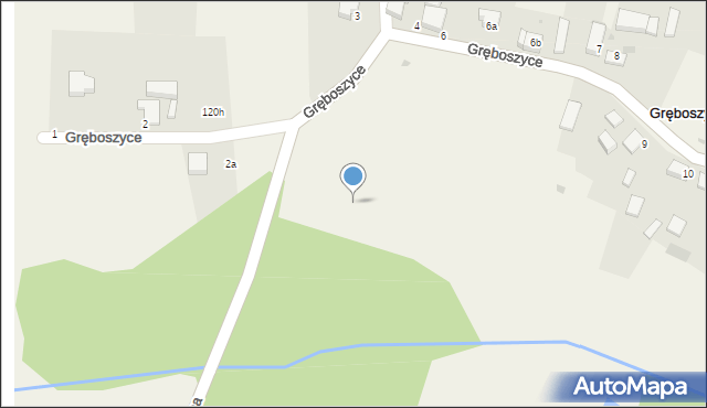 Gręboszyce, Gręboszyce, 2f, mapa Gręboszyce