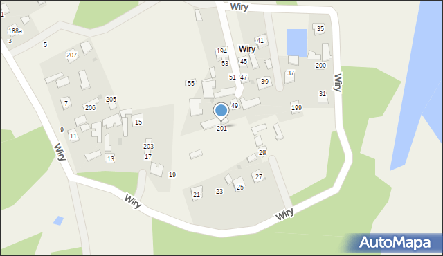 Grębów, Grębów, 201, mapa Grębów