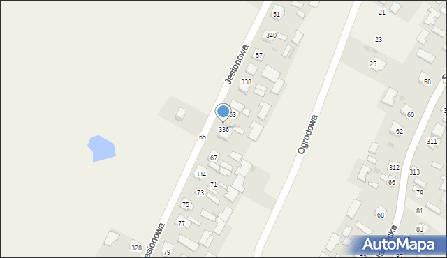 Grębów, Grębów, 336, mapa Grębów