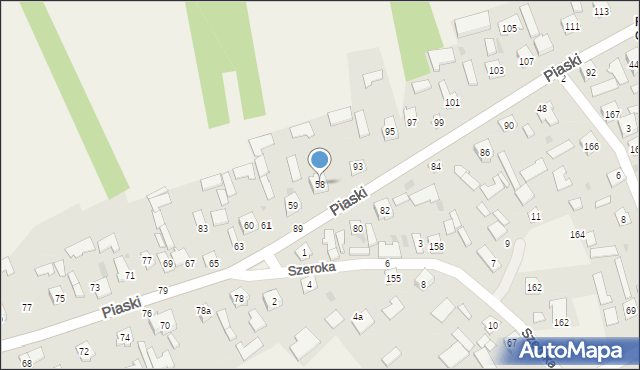 Grębów, Grębów, 58, mapa Grębów