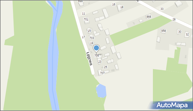 Grębów, Grębów, 705, mapa Grębów