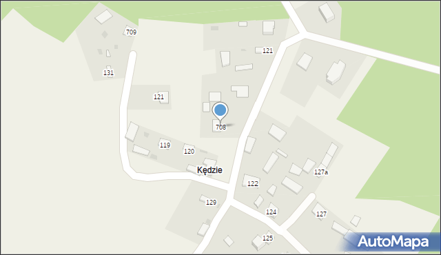 Grębów, Grębów, 708, mapa Grębów