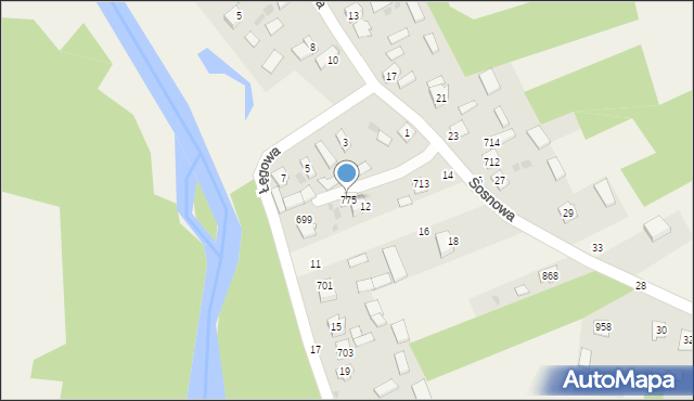 Grębów, Grębów, 775, mapa Grębów