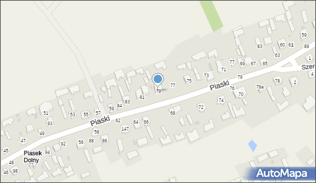 Grębów, Grębów, 79, mapa Grębów