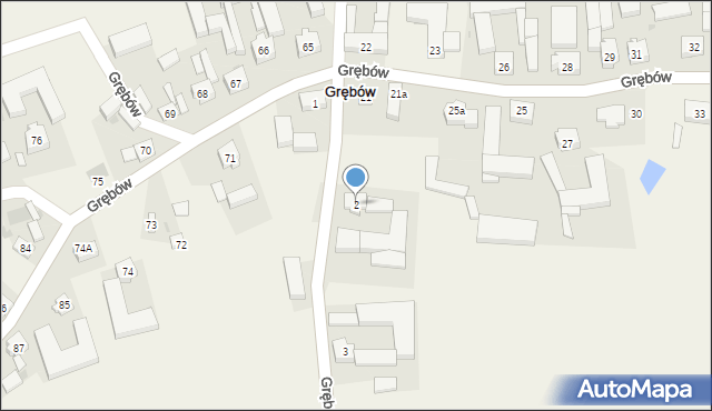 Grębów, Grębów, 2, mapa Grębów